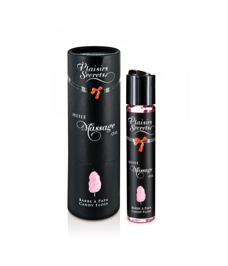 Huile de massage gourmande - Barbe a papa