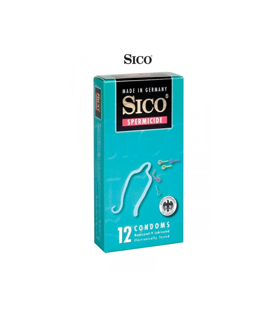 12 préservatifs Sico SPERMICIDE