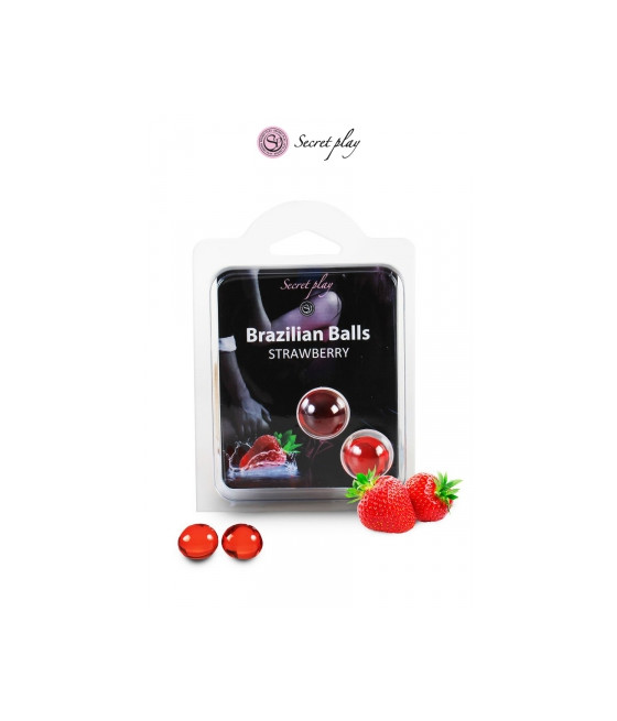 2 Brazilian Balls - fraise
