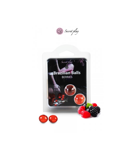 2 Brazilian Balls - baies rouges