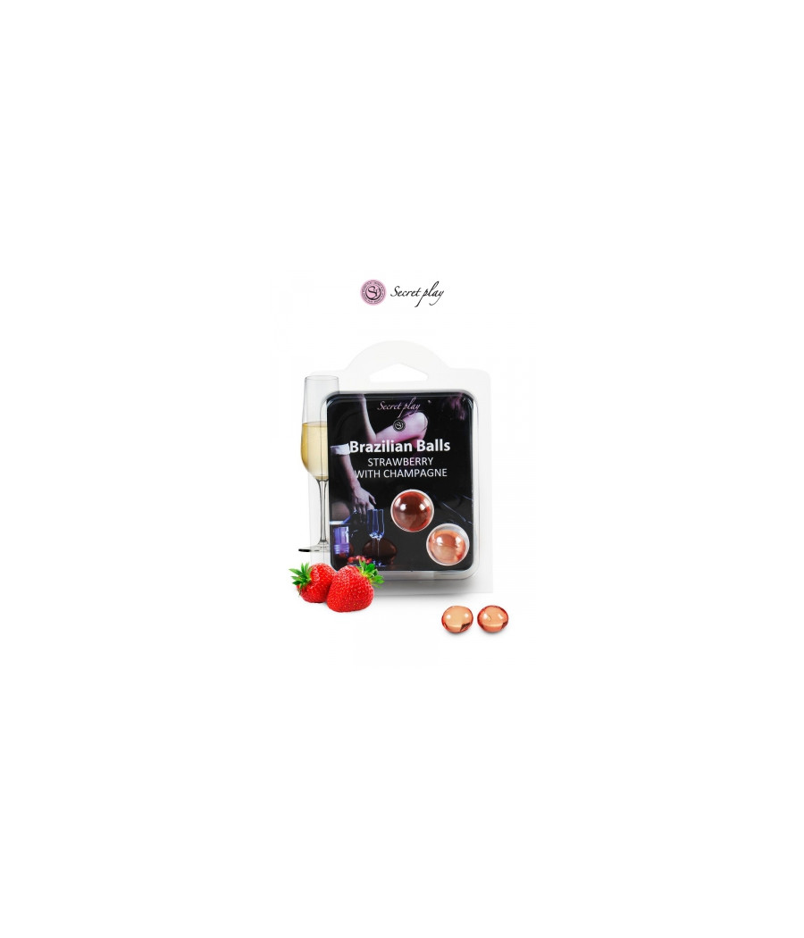 2 Brazilian Balls - fraise & champagne 2 Brazilian Balls - fraise & champagne