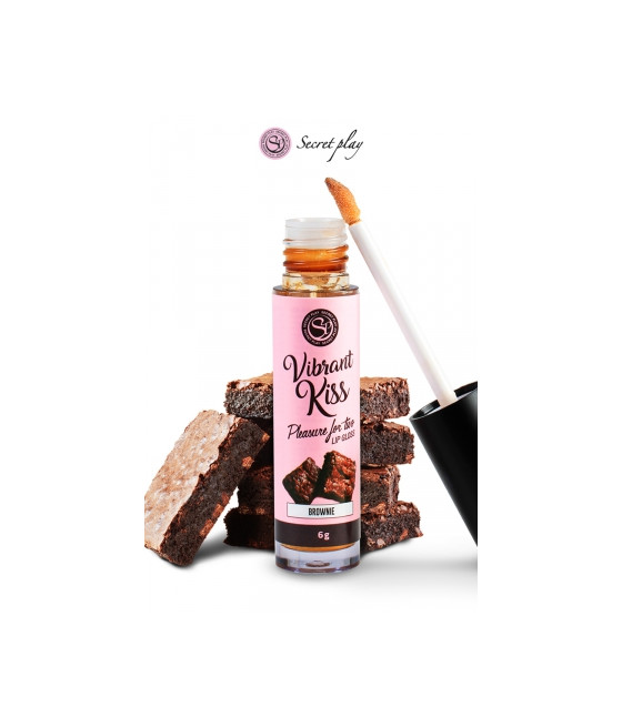 Brillant à lèvres stimulant - brownie