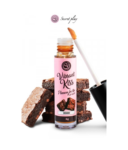 Brillant à lèvres stimulant - brownie