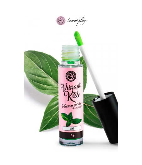 Brillant à lèvres stimulant - menthe