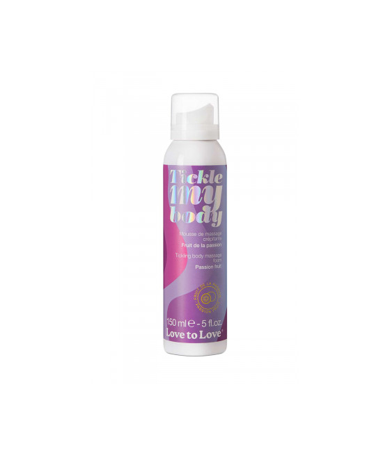 Mousse massage crépitante - fruits de la passion