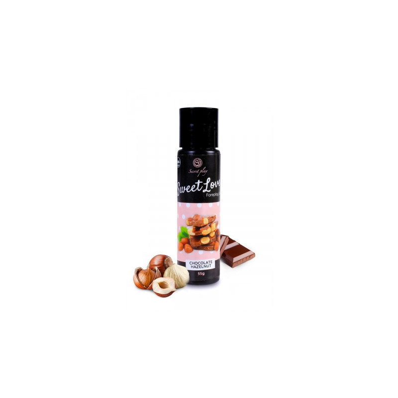 Lubrifiant comestible chocolat-noisette - 60ml