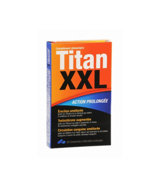 Titan XXL (20 comprimés) - stimulant sexuel