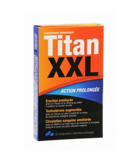 Titan XXL (20 comprimés) - stimulant sexuel