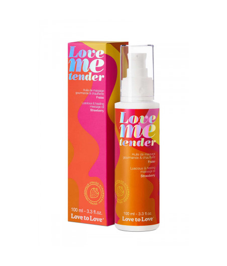 Huile de massage fraise 100ml