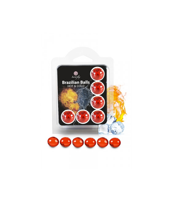 6 Brazillian balls effet chaud & froid