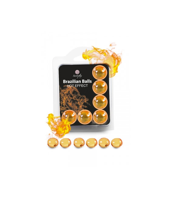 6 Brazilian Balls - effet chaleur
