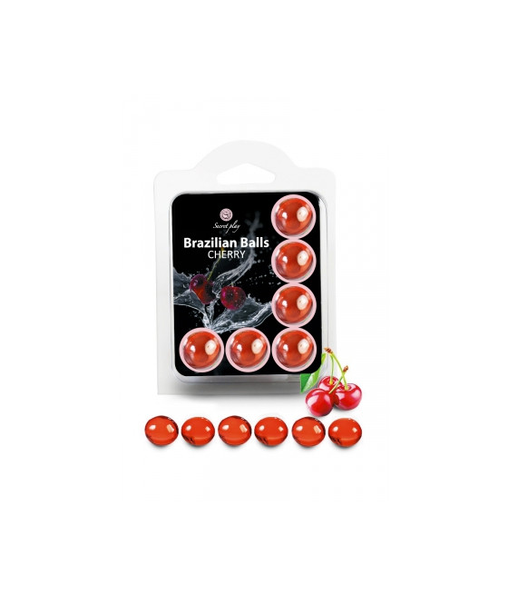 6 Brazilian Balls - cerise