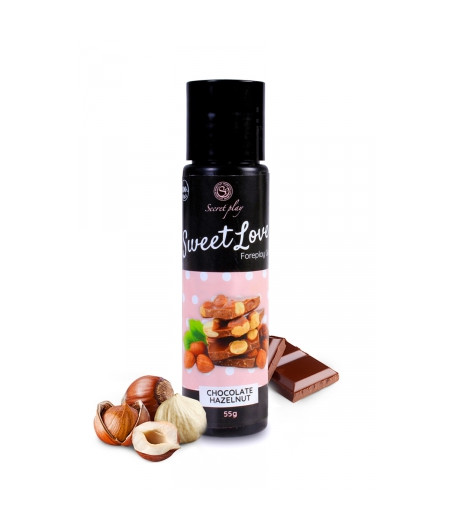 Lubrifiant comestible chocolat-noisette - 60ml