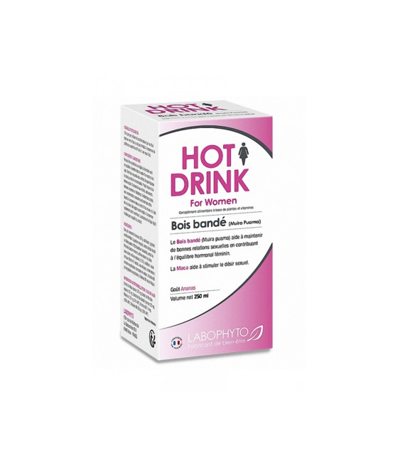 HOT DRINK Femme bois bandé 250 ml
