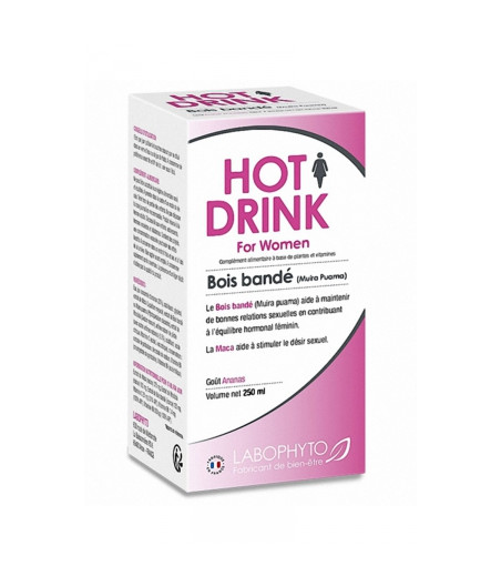 HOT DRINK Femme bois bandé 250 ml