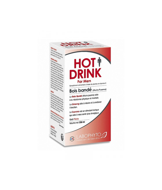 HOT DRINK Homme bois bandé 250 ml