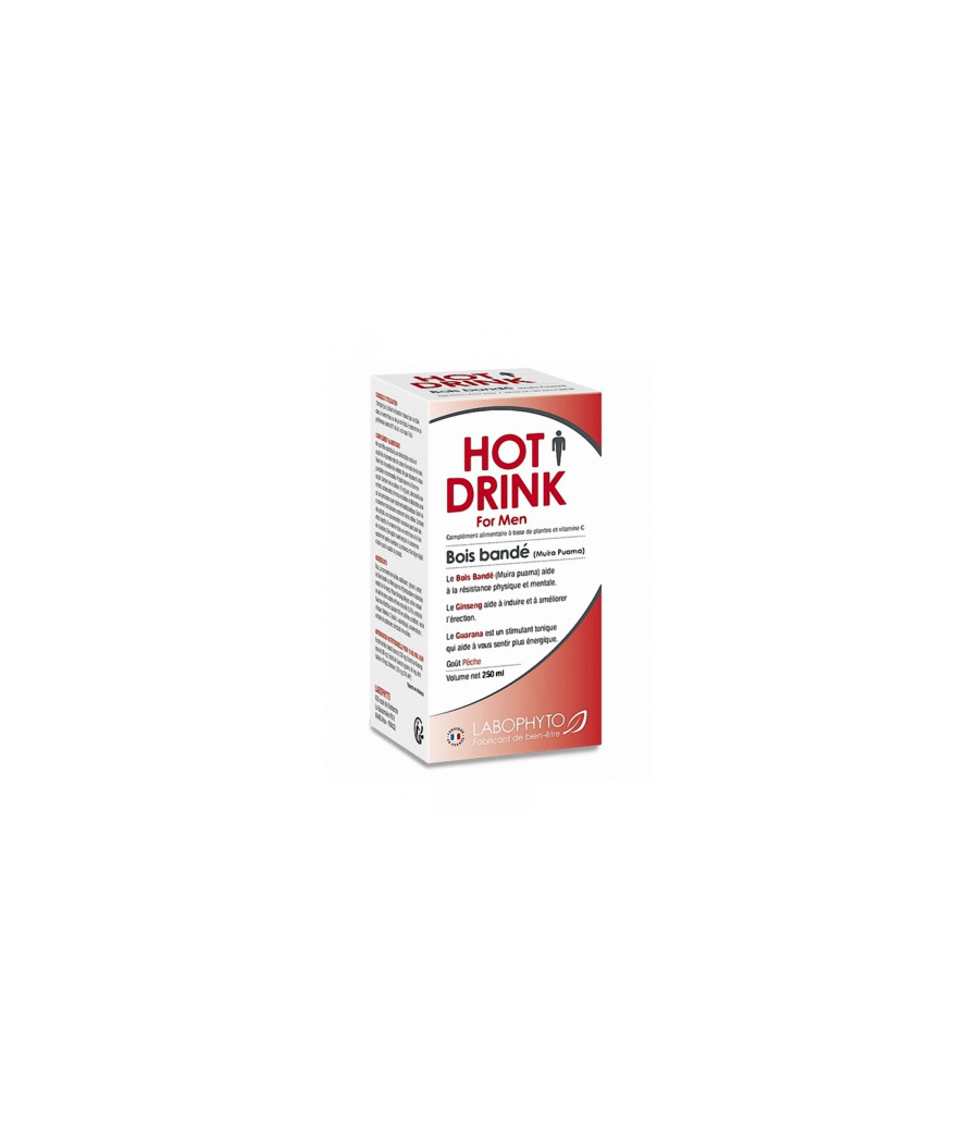 HOT DRINK Homme bois bandé 250 ml HOT DRINK Homme bois bandé 250 ml