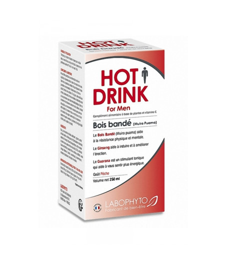 HOT DRINK Homme bois bandé 250 ml