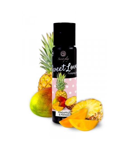Lubrifiant comestible Ananas-Mangue - 60ml