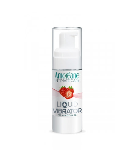 Lubrifiant stimulant Fraise 30ml - Amoreane Med
