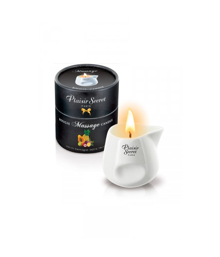Bougie de massage gourmande fruits exotiques