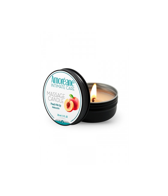 Bougie de massage pêche - Amoreane