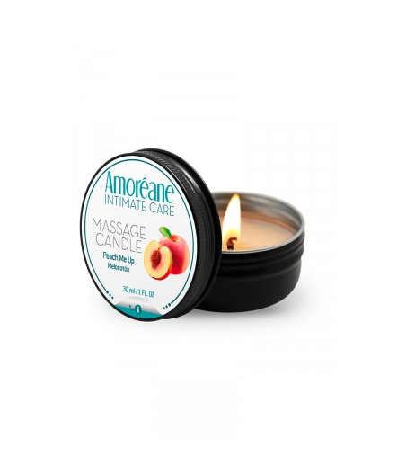 Bougie de massage pêche - Amoreane