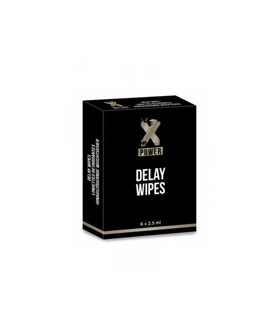 6 lingettes retardantes - XPOWER