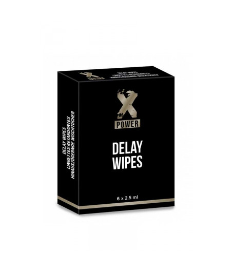 6 lingettes retardantes - XPOWER