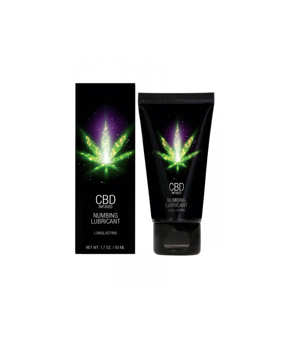 Lubrifiant retardant eau et CBD 50ml