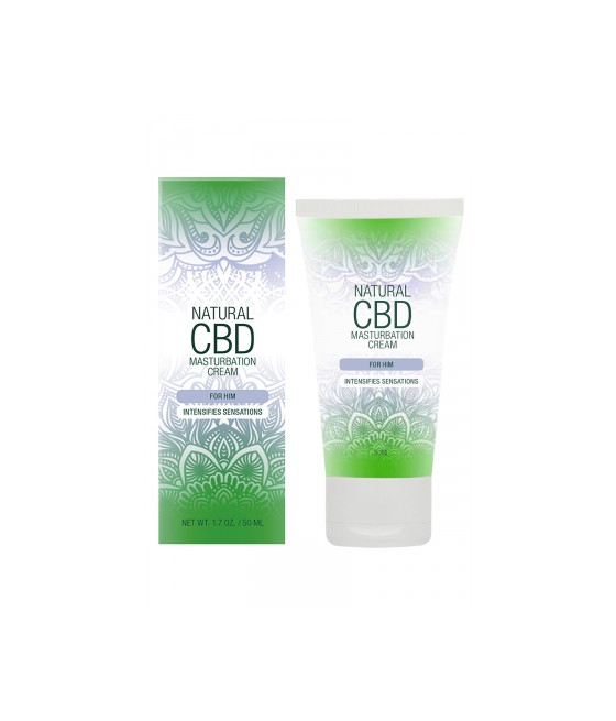 Crème de masturbation Homme - Natural CBD