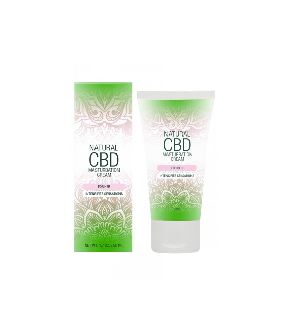 Crème de masturbation Femme - Natural CBD