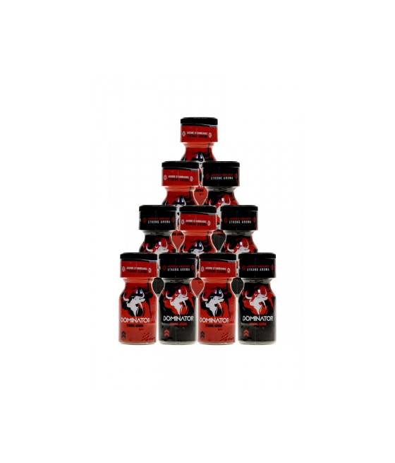 Pack 10 poppers Dominator 10ml