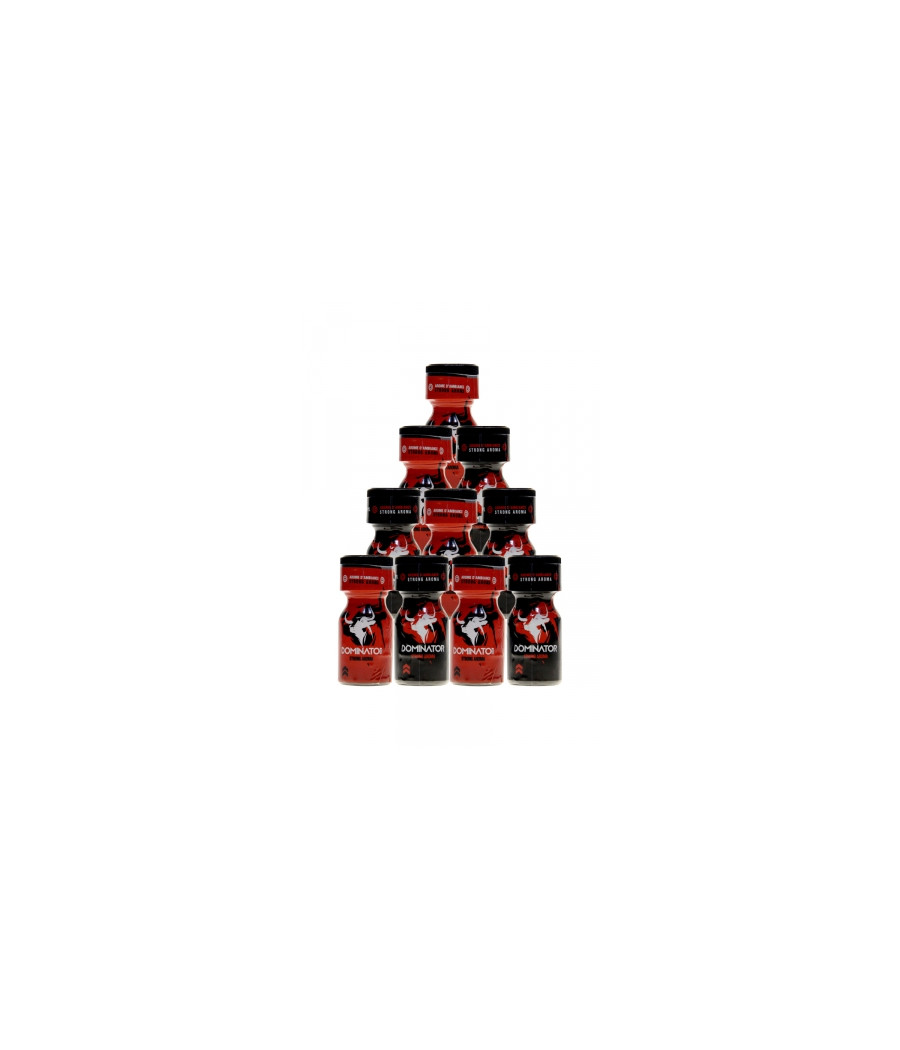 Pack 10 poppers Dominator 10ml