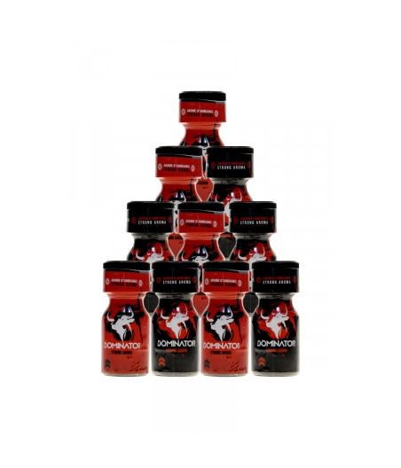 Pack 10 poppers Dominator 10ml