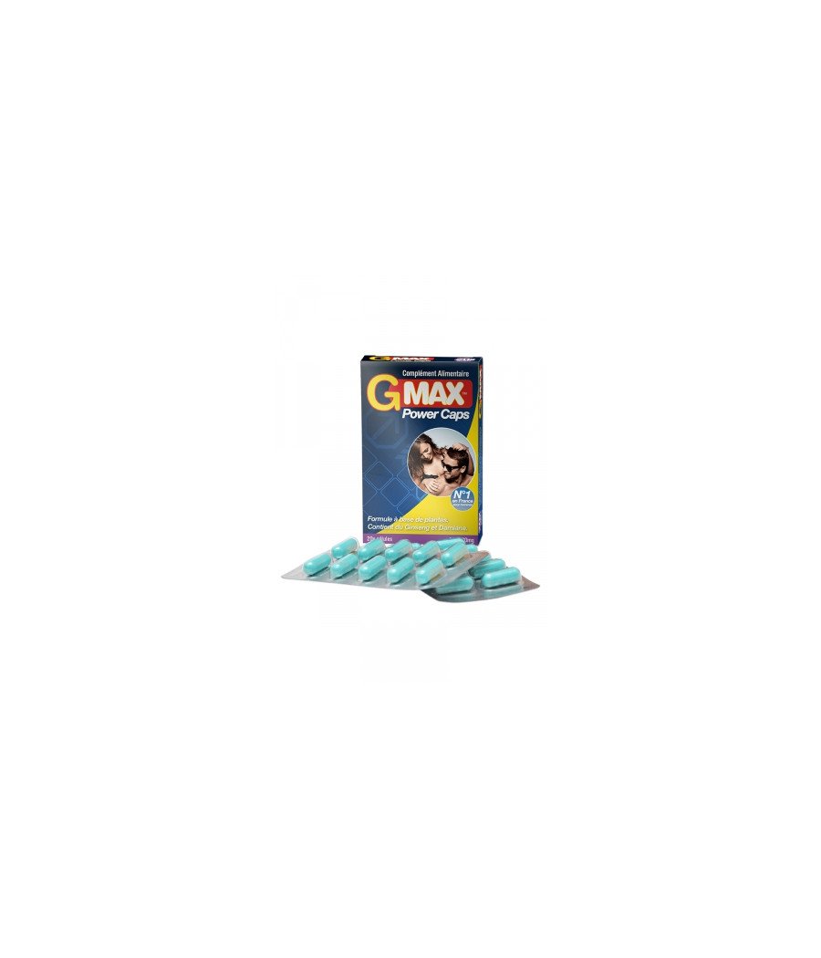 G-Max Power Caps Homme (20 gélules) G-Max Power Caps Homme (20 gélules)