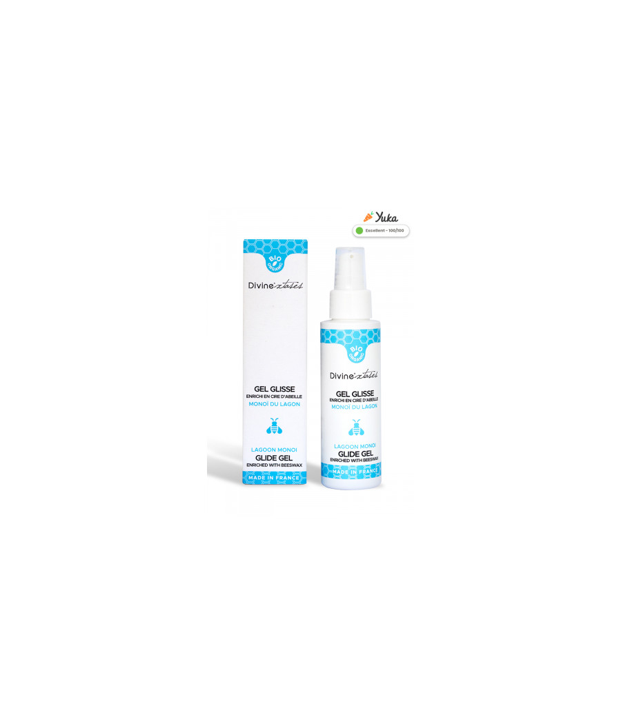 Lubrifiant Bio monoi 100ml - Divinextases Lubrifiant Bio monoi 100ml - Divinextases