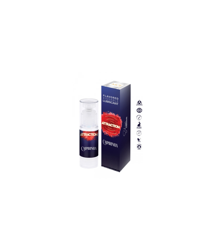 Lubrifiant embrassable parfum Caipirinha - Attraction Lubrifiant embrassable parfum Caipirinha - Attraction