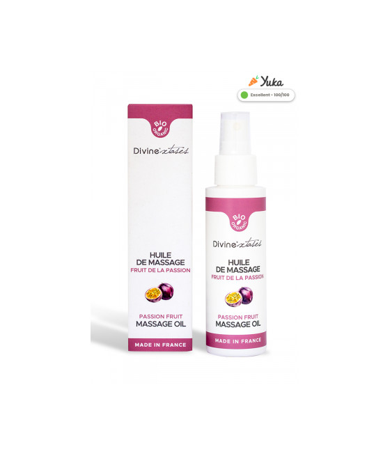 Huile de massage gourmande BIO Fruit de la passion