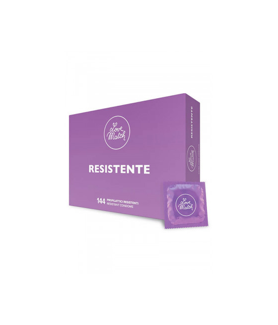 144 Préservatifs résistants Love Match