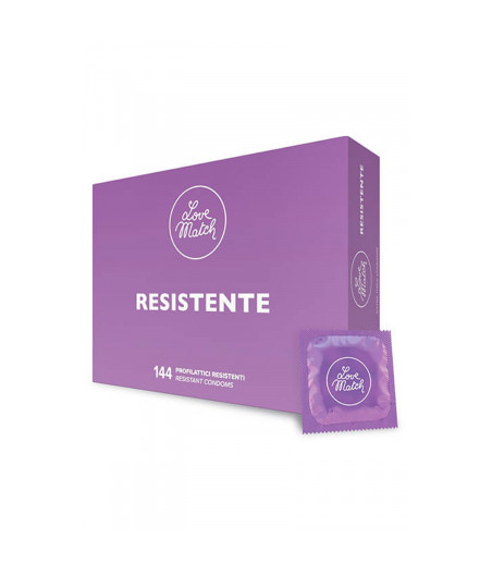 144 Préservatifs résistants Love Match