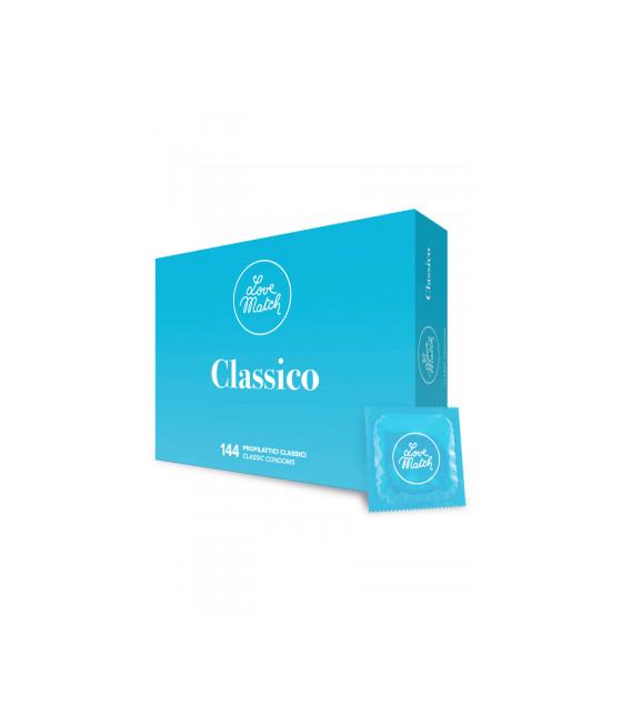 144 Préservatifs classiques Love Match