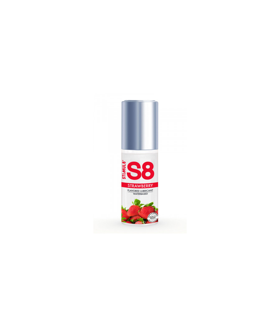 Lubrifiant S8 parfumé fraise 125ml Lubrifiant S8 parfumé fraise 125ml