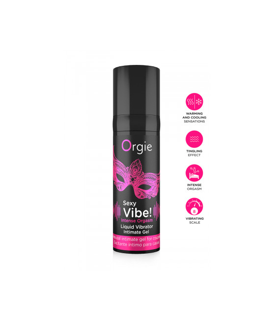 Gel d'excitation Sexy Vibe Intense Orgasm Liquid Vibrator