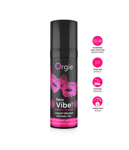 Gel d'excitation Sexy Vibe Intense Orgasm Liquid Vibrator