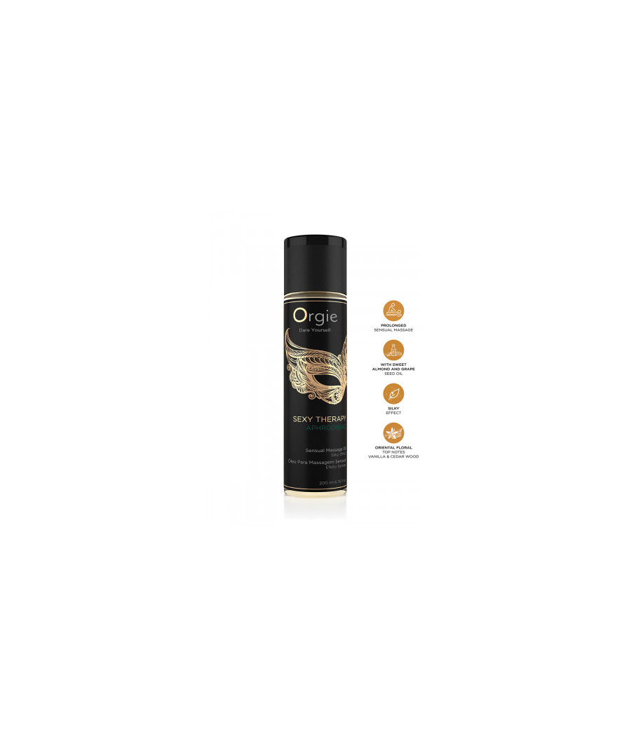 Huile De Massage Sensuelle Sexy Therapy Aphrodisiac 200ml Huile De Massage Sensuelle Sexy Therapy Aphrodisiac 200ml