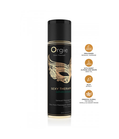 Huile De Massage Sensuelle Sexy Therapy Aphrodisiac 200ml