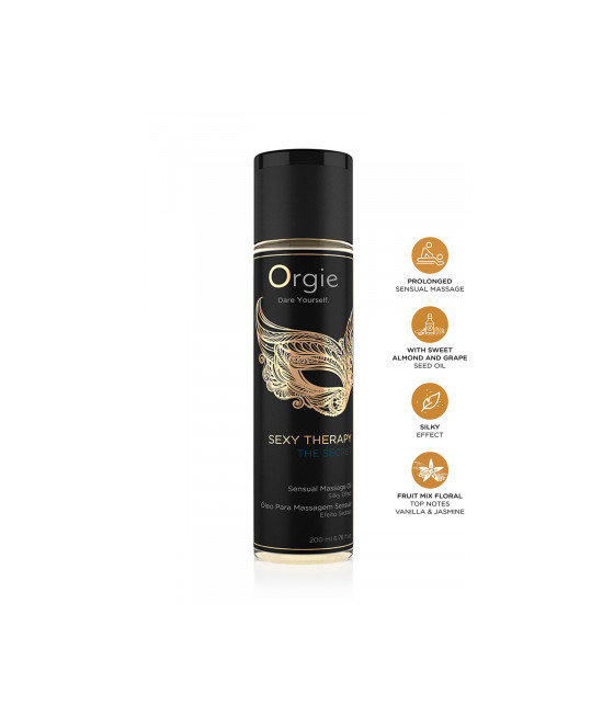 Huile De Massage Sensuelle Sexy Therapy The Secret 200ml