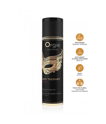 Huile De Massage Sensuelle Sexy Therapy Amor 200ml