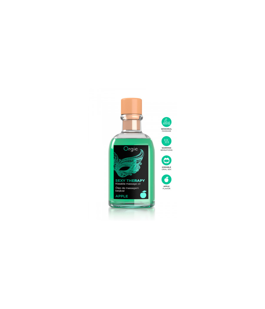 Huile de massage embrassable Sexy Therapy Pomme Huile de massage embrassable Sexy Therapy Pomme